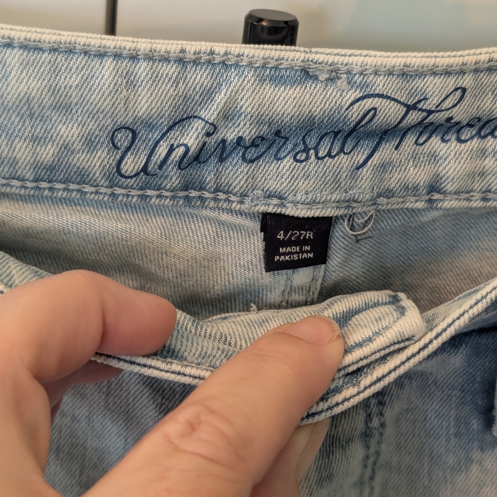 Universal Thread High Rise Straight Jeans - Light Blue - Picture 4 of 4